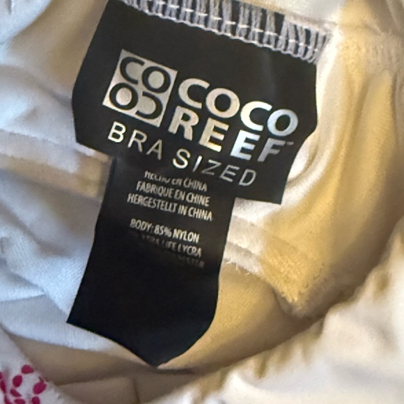 Coco Reef Multicolor Floral Tiered Swimsuit Set - Tankini 36D top, sm/md bottoms - Picture 12 of 16